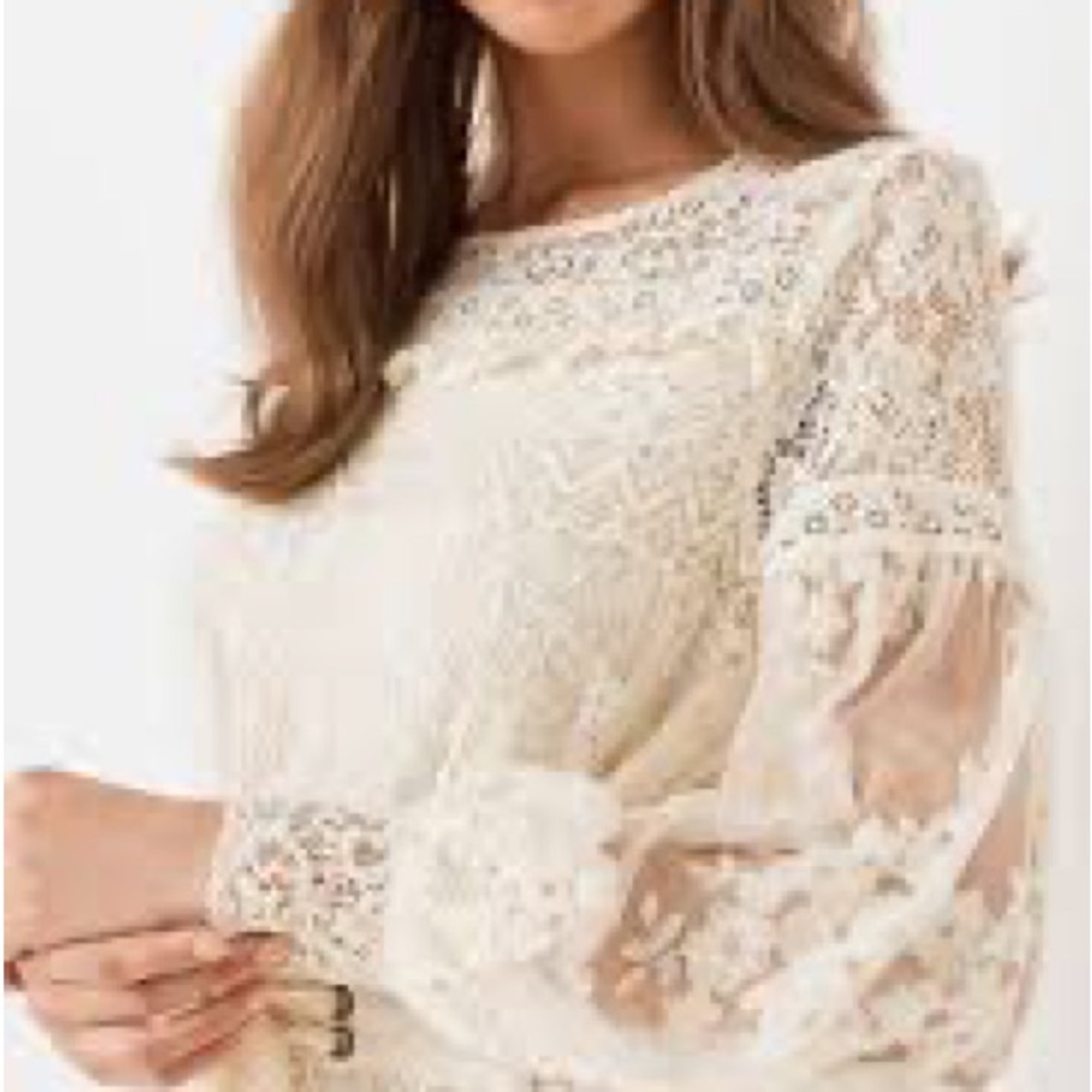NWT Spell & the Gypsy Dawn Lace Belted MIDI Dress - Picture 5 of 6